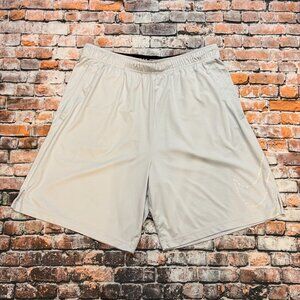 Nike Dri Fit Men's Light Grey Athletic Shorts with Draw String and Pockets 2XL